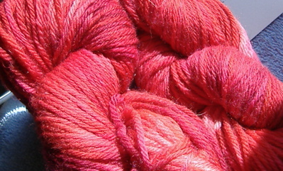 very red yarn