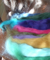 tufts in pretty colors