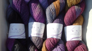 Lorna's Laces in Black Pearl and Mother Lode