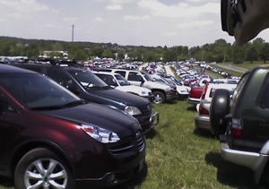 miles of cars