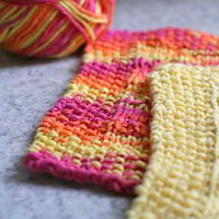 Maggie&apos;s Rags Free Knitting Patterns - Chinese Waves Dishcloth