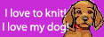 purling puppy