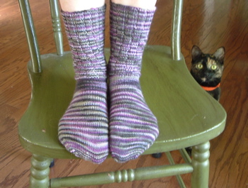 socks, chair and Mamie