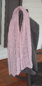 pink scarf